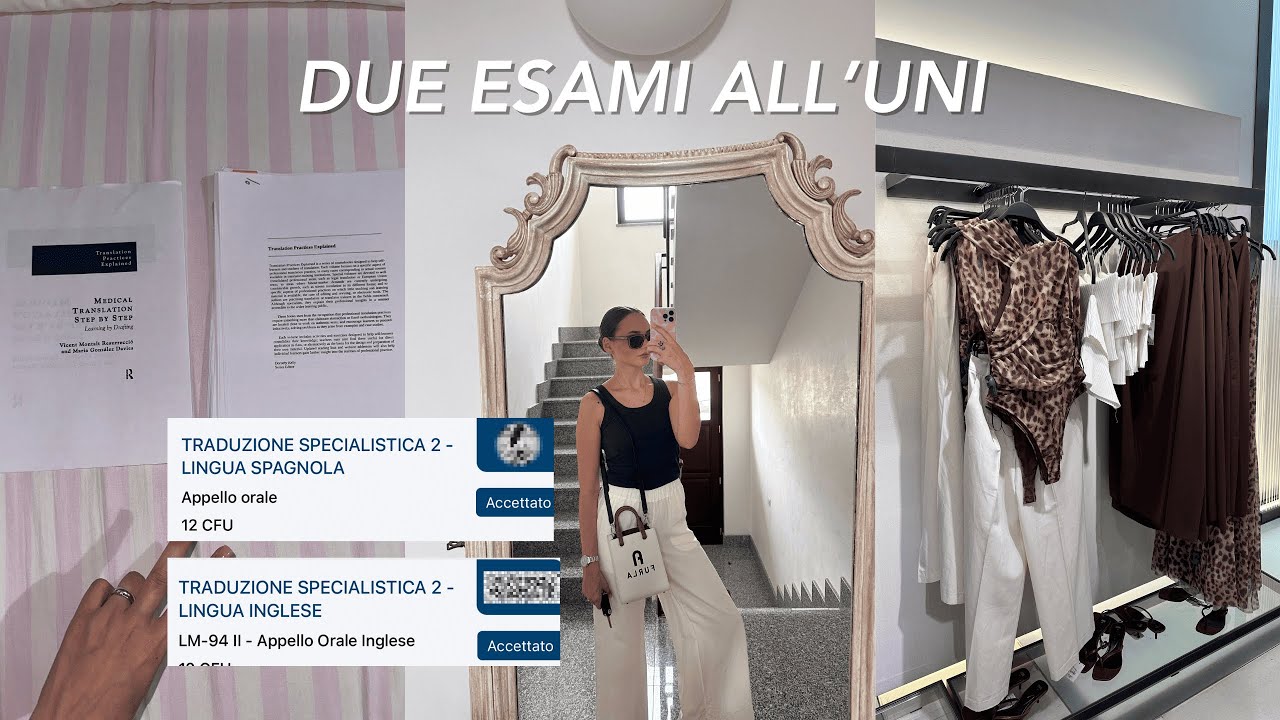 🌼💻VLOG: 2 esami all'università, come sono andati?