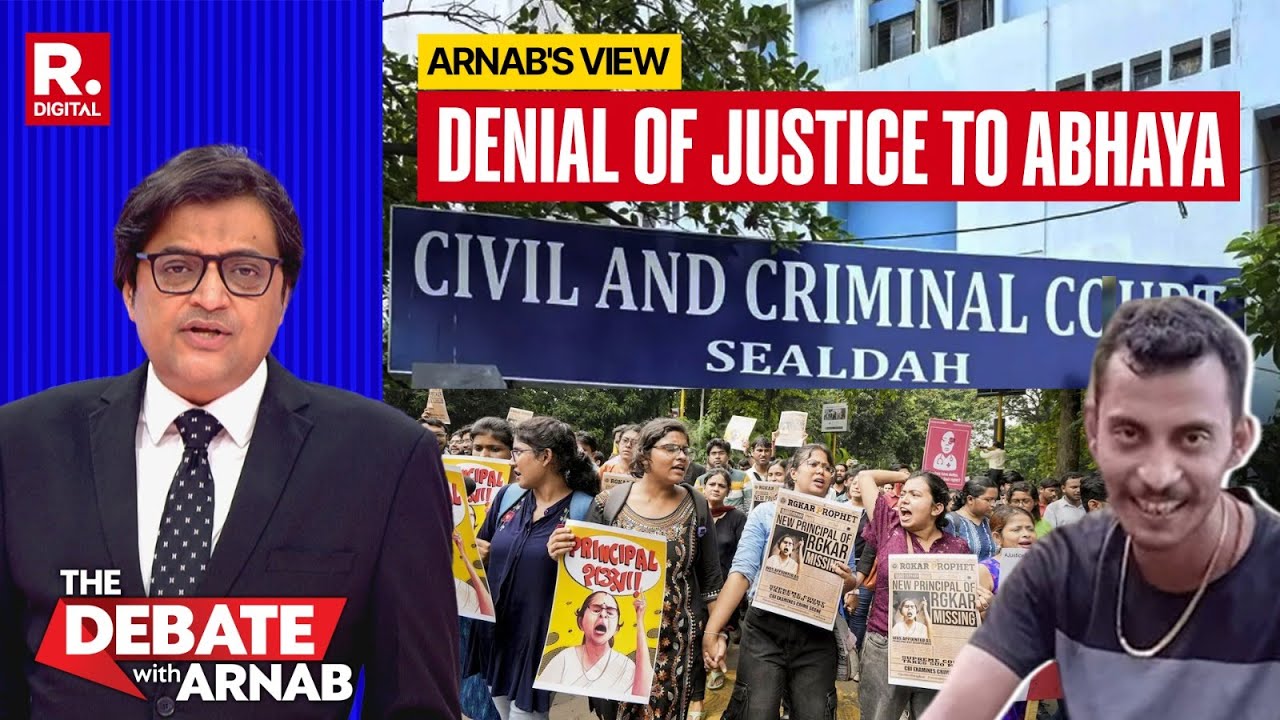 The Sealdah Court Has Denied Justice To Abhaya In RG Kar Case Verdict | Arnab's View