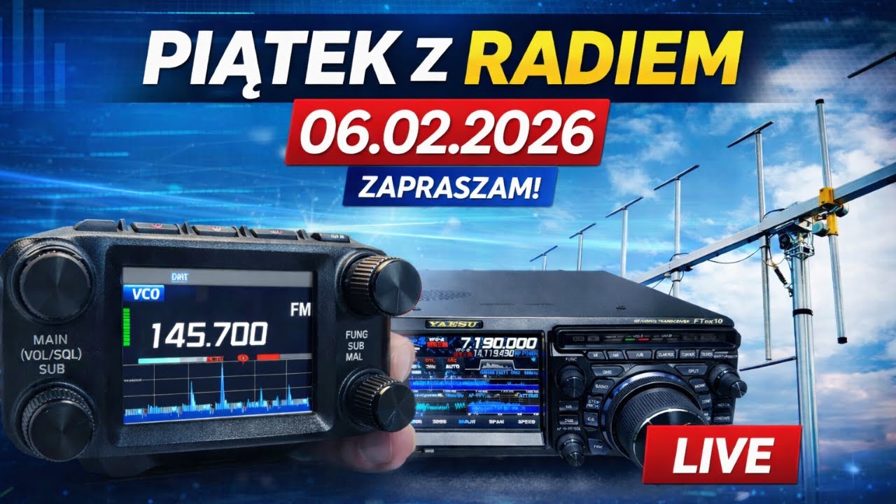 PIĄTEK Z RADIEM LIVE #115 🔴 | 06 Lutego 2026 20:45 Zapraszam