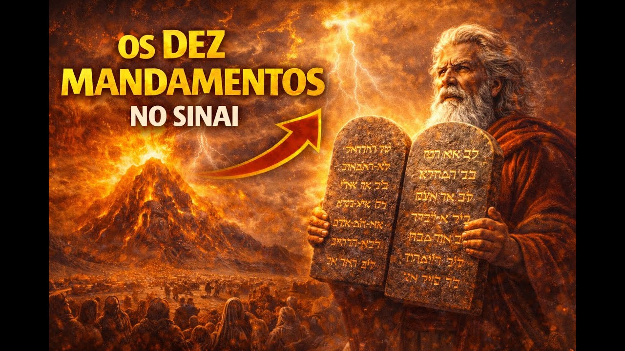 Os 10 Mandamentos Quando Deus Falou no Monte Sinai