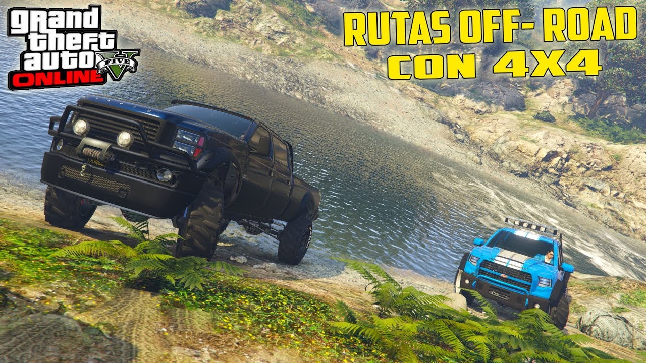 La MEJOR RUTA OFF ROAD EN 4X4! | Luchando Contra Los Ríos! | GTA V Con amigos