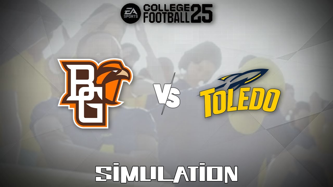 EA Sports College Football 25 (2024) - Bowling Green Falcons vs Toledo Rockets [Gameplay Simulation]