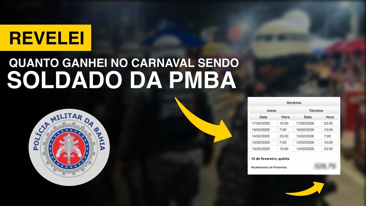 Carnaval de Salvador: quanto pagam para um PM trabalhar?