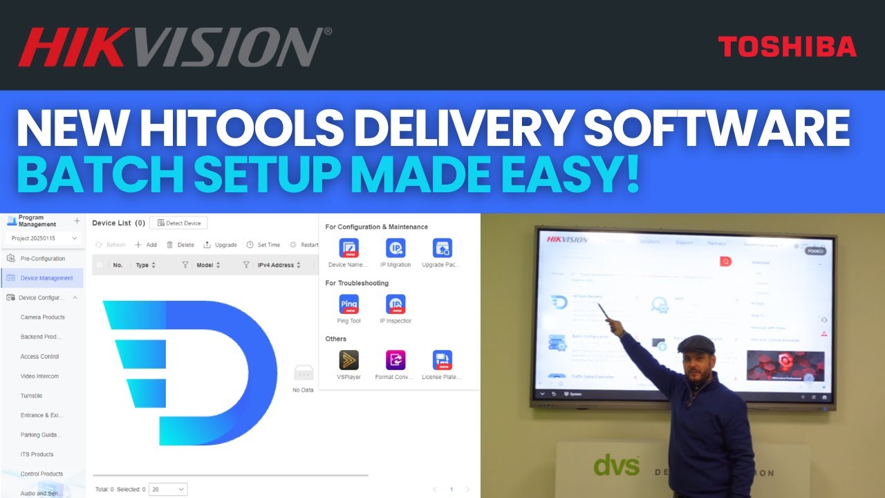 Hikvision Camera Setup Made Easy: Using HiTools Delivery Software on Windows