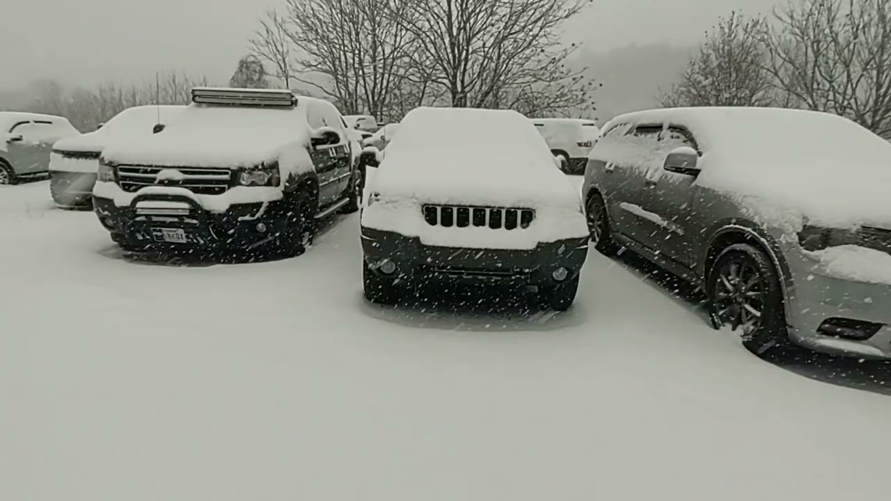 snowing in coal township 1/19/25