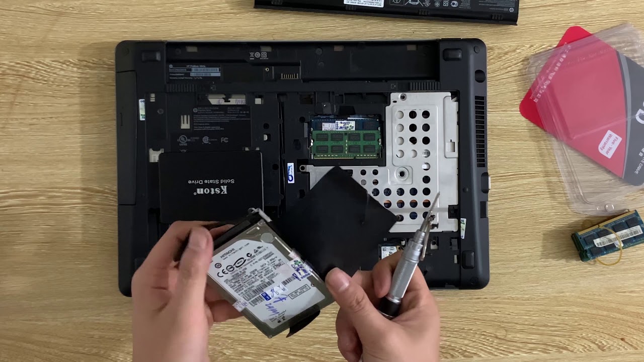 Nâng cấp ram và ổ cứng SSD cho máy HP 4540S