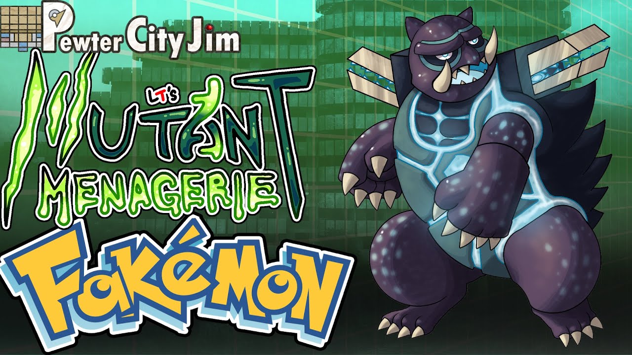 ORIGINAL Fakémon! @LavaTyrant Mutant Menagerie! #LTSMutants (PewterCityJim Fakémon Creation)