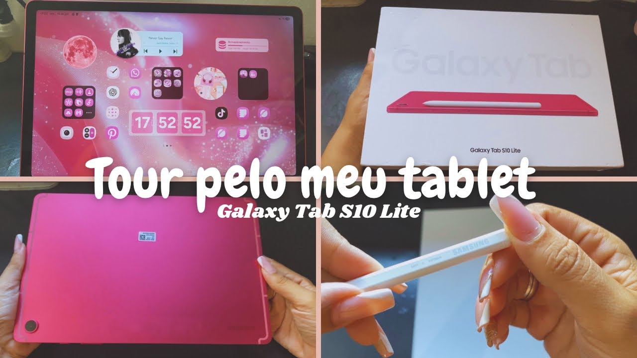Tour pelo meu tablet Tab S10 Lite✨