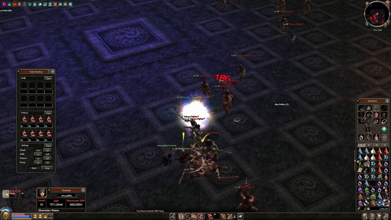 #14 ninja leveling Grotto 2 on a way to lv.94 Metin2 UK