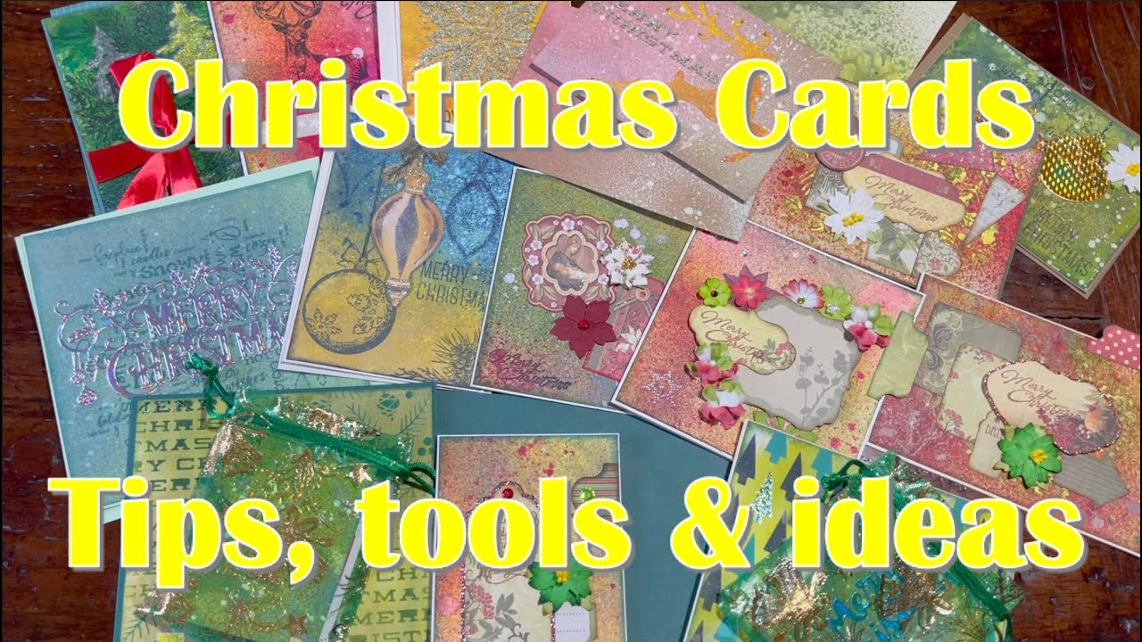 Christmas cards | Tips, tools & ideas - Avoiding the chore element during your craft time