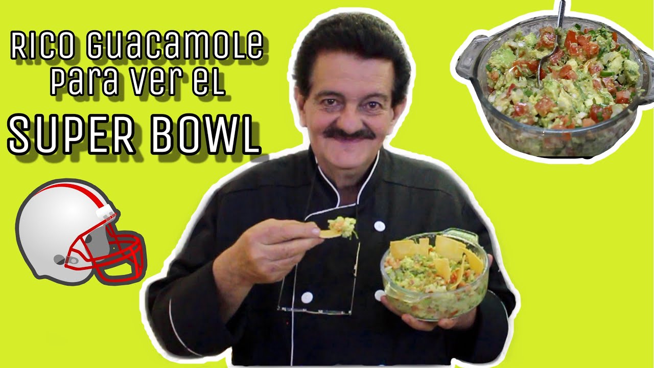 GUACAMOLE FACILÍSIMO PARA EL SUPER BOWL MUY RICO GUACAMOLE | COCINANDO CON GUILLERMO