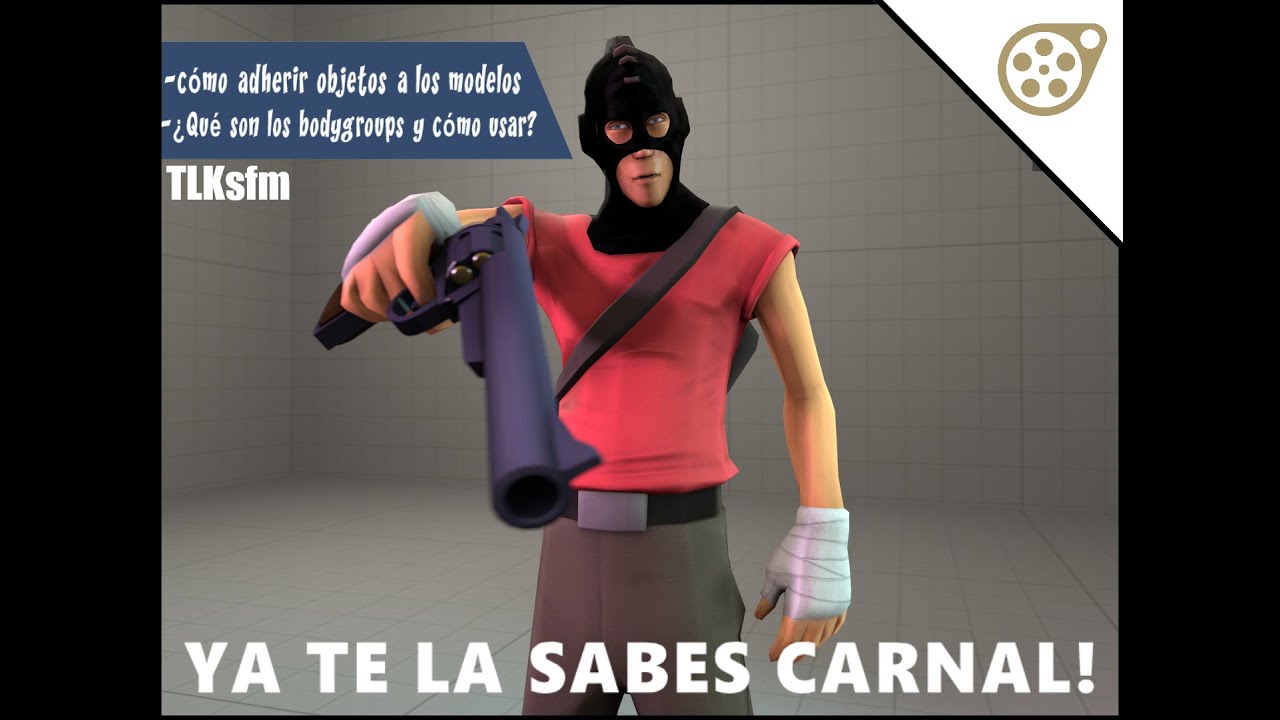¿Cómo adherir objetos a modelos? ropa en SFM? Bodygroups? [ tutorial SFM  (SourceFilmMaker)] TLK sfm