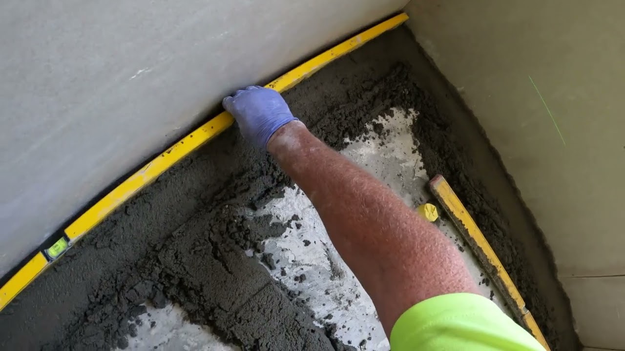 Learn How To Do Your Bathroom Mud Like a Pro Step 2 | Professional Bathroom & Floor Tiling Guide