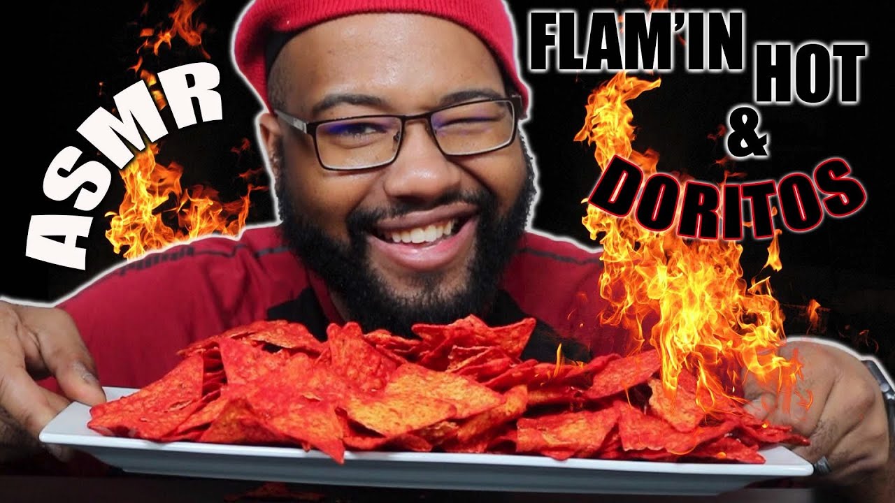 DORITOS FLAMIN HOT ASMR T&LeeTV