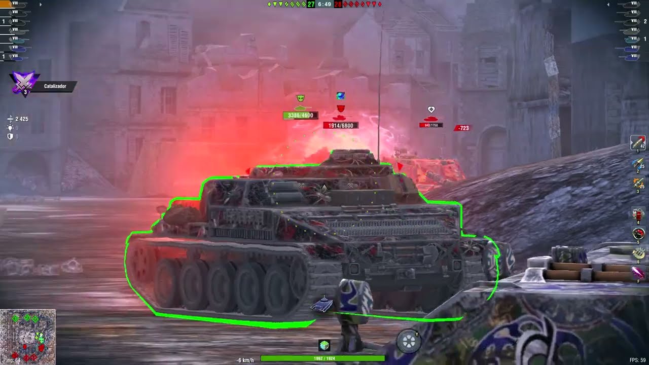 Chrysler K Tomahawk - 3 vehiculos destruidos - 9 984 daño