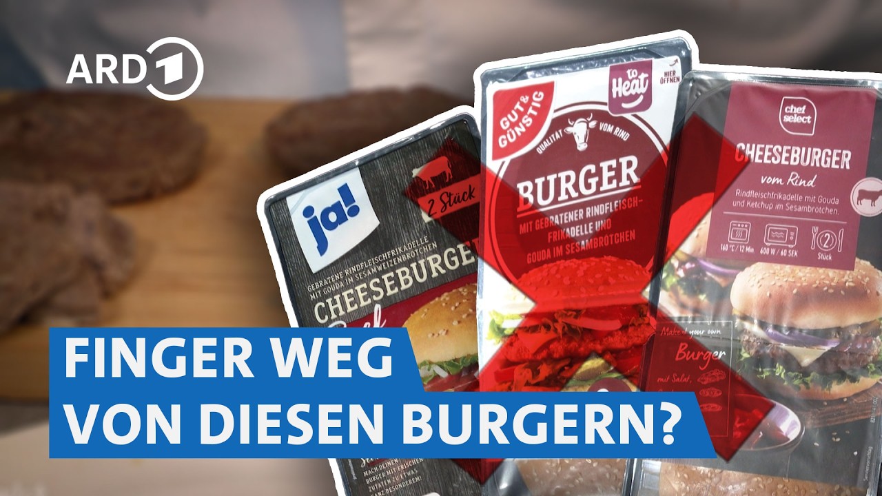 Wie gut sind Burger von Lidl, Edeka und Rewe? | Markt NDR