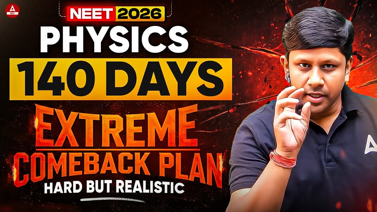 NEET 2026: 140-Day Comeback Timetable + High-Weightage Revision Plan | GG Sir