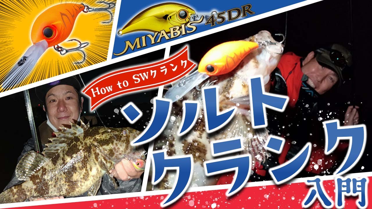【だって釣れるから!】海でもクランクを巻く時代です。