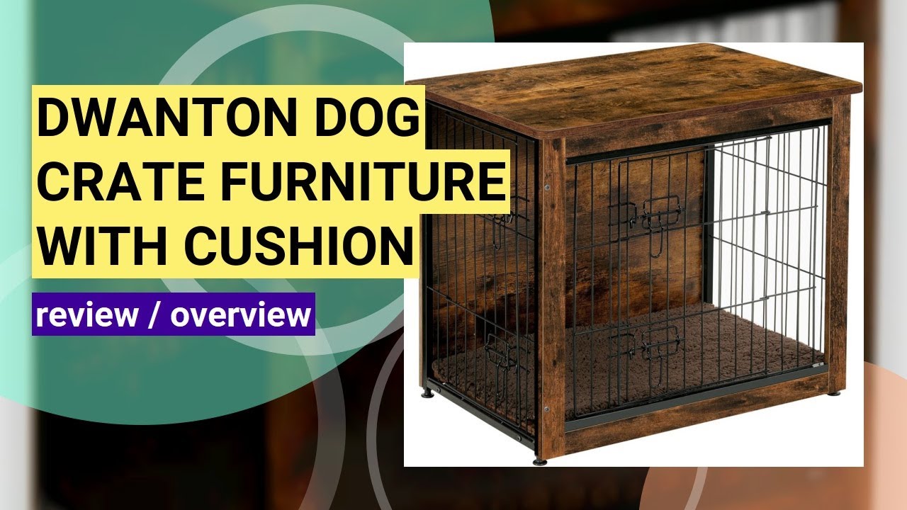 DWANTON Dog Crate Furniture Review: Stylish & Functional Pet Space Solution!