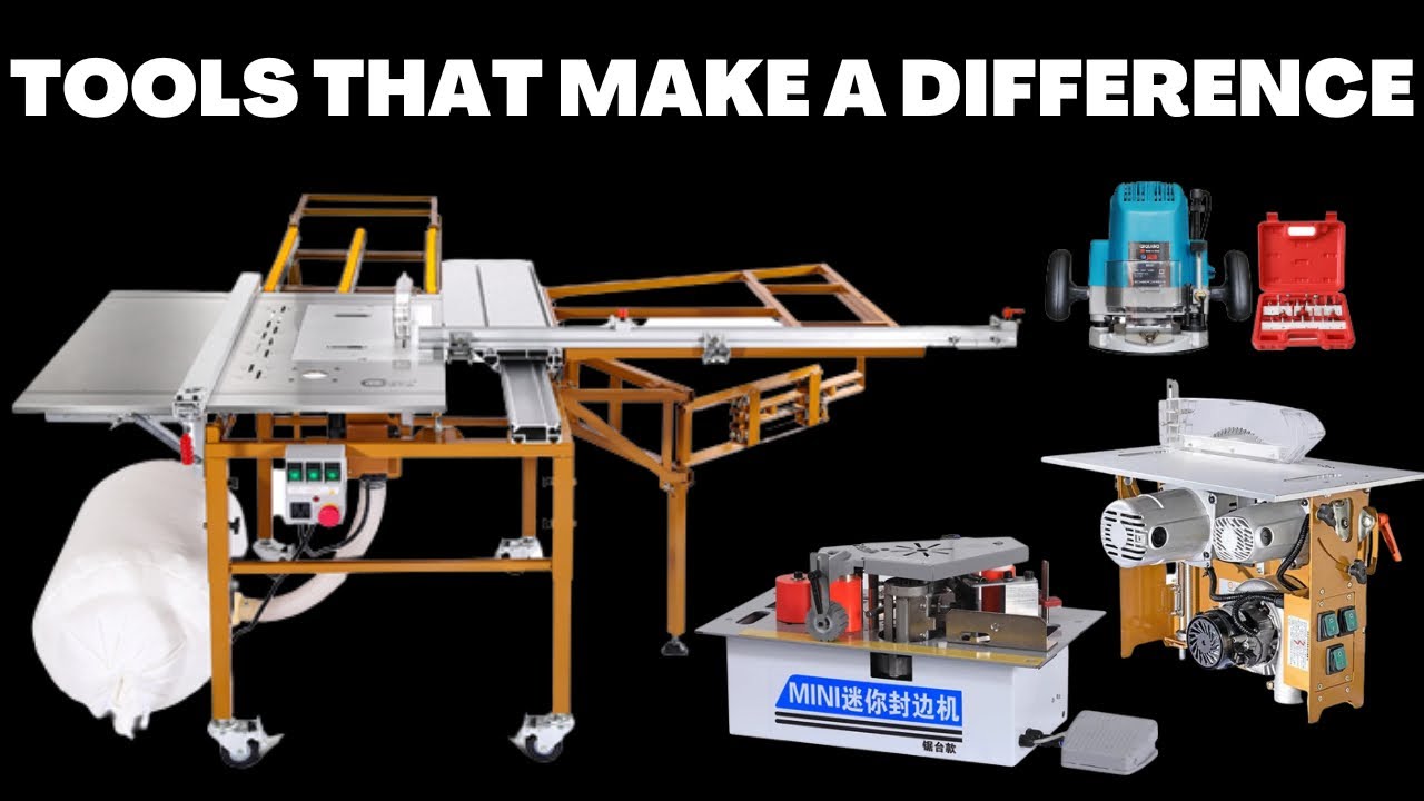 The All-in-One Woodworking Marvel - Sliding Table, Edge Banding, 45&deg; Cutter, and Router Combo!