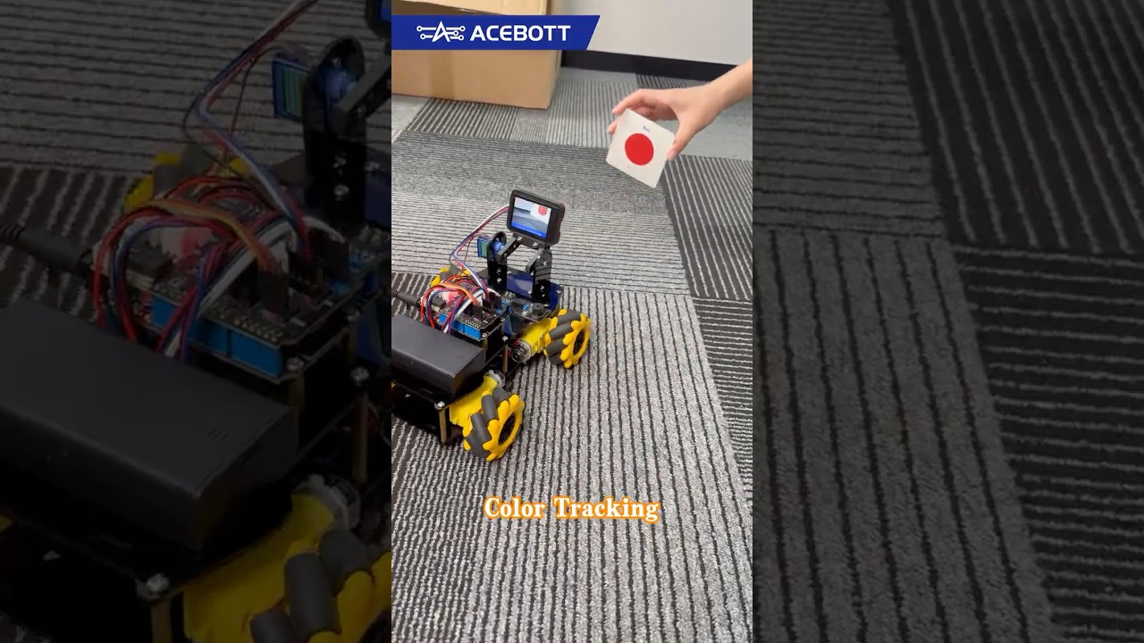 How Object Detection and Color Tracking Work via our AI Vision Smart Car🤓 #arduino
