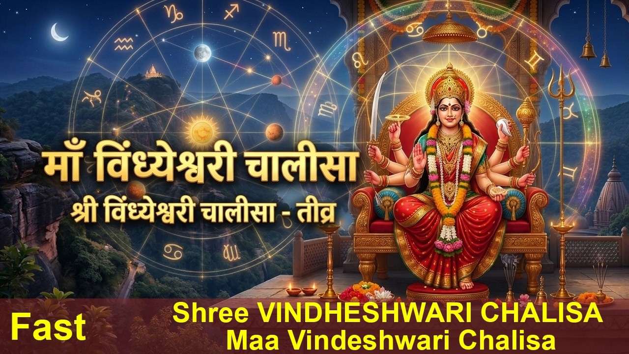 Maa Vindeshwari Chalisa | Shree VINDHESHWARI CHALISA Fast शक्तिशाली माँ विंध्यवासिनी चालीसा