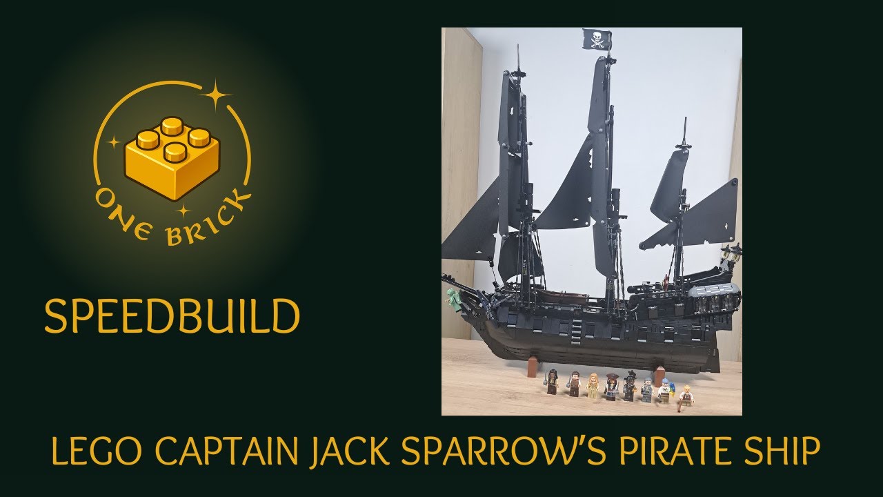 LEGO Icons 10365 Captain Jack Sparrow’s Pirate Ship ⚓️ | Speedbuild
