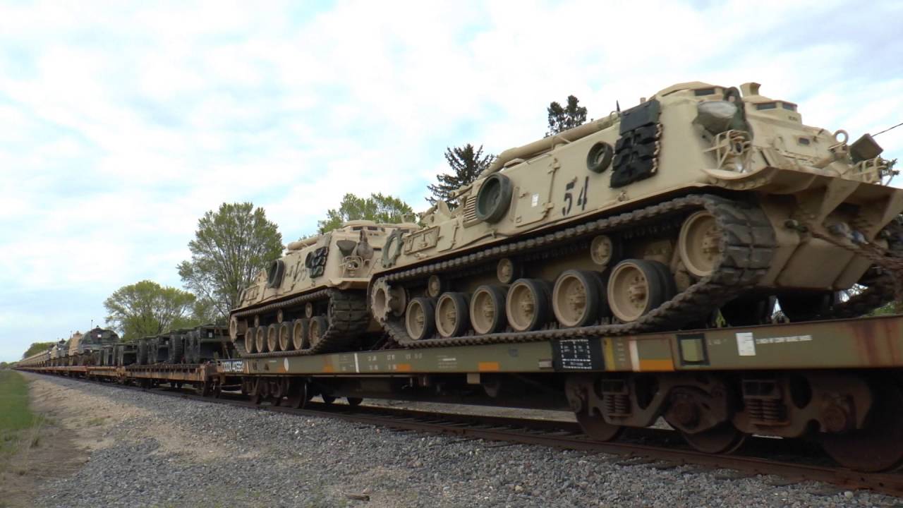 Camp Ripley Military Train