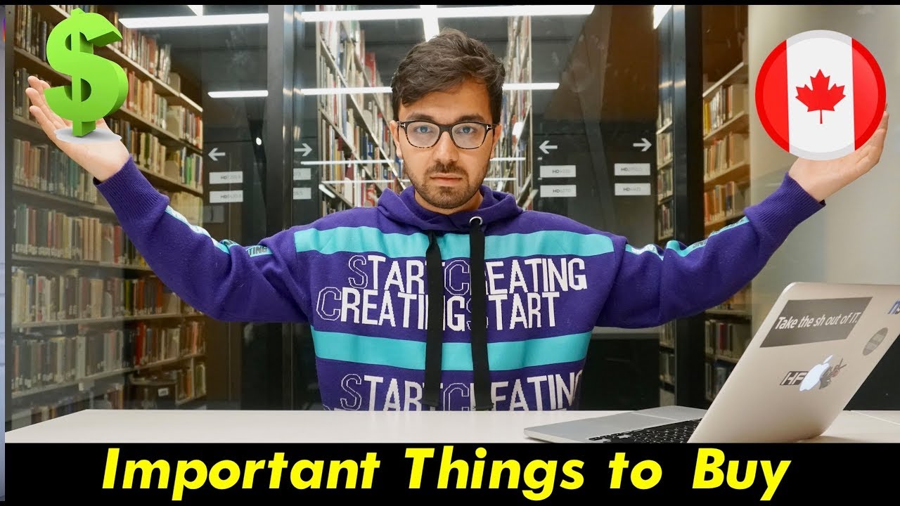 Important things to buy after coming to Canada | Bed, mattress, laptop, furniture
