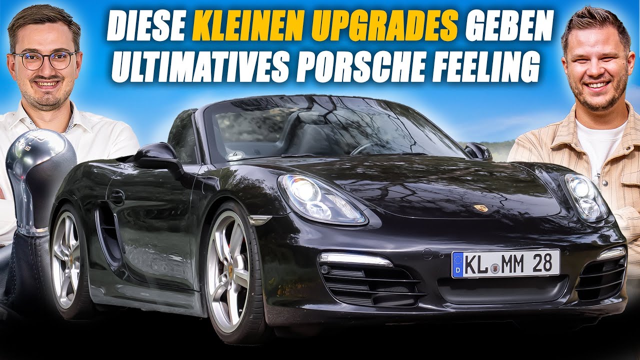 Ultimatives Porsche Feeling gibt’s schon im 981 Boxster, mit kleinen Upgrades!