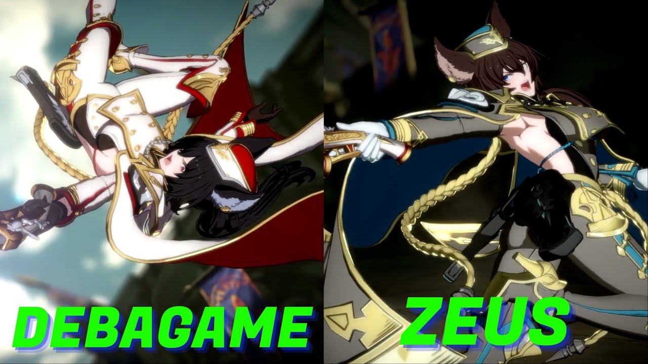 GBVSR High Level Gameplay Debagame Ilsa VS Zeus Ilsa
