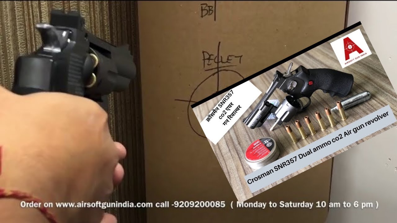 Crosman SNR357 CO2 Dual Ammo Full Metal Revolver