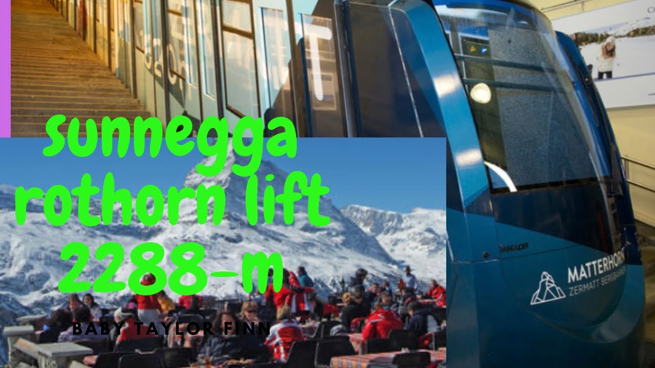 SUNNEGGA LIFT ZERMATT