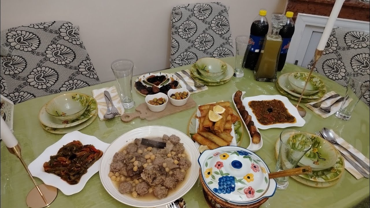 طاولة اول رمضان 2026 نظم وقتي بين الدار والمحل رمضان كريم 