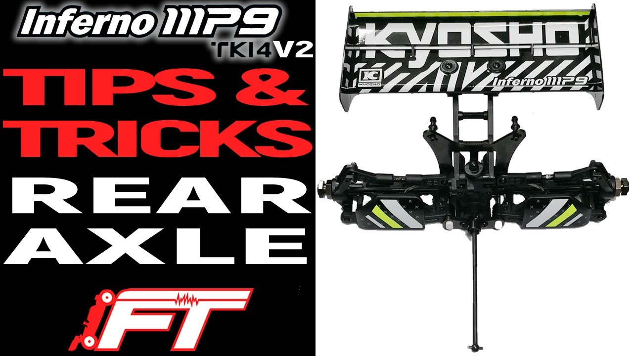 Kyosho mp9 tki4 readyset V2 Tutorial rear axle - retrotreno RTR by FABRIZIO TEGHESI