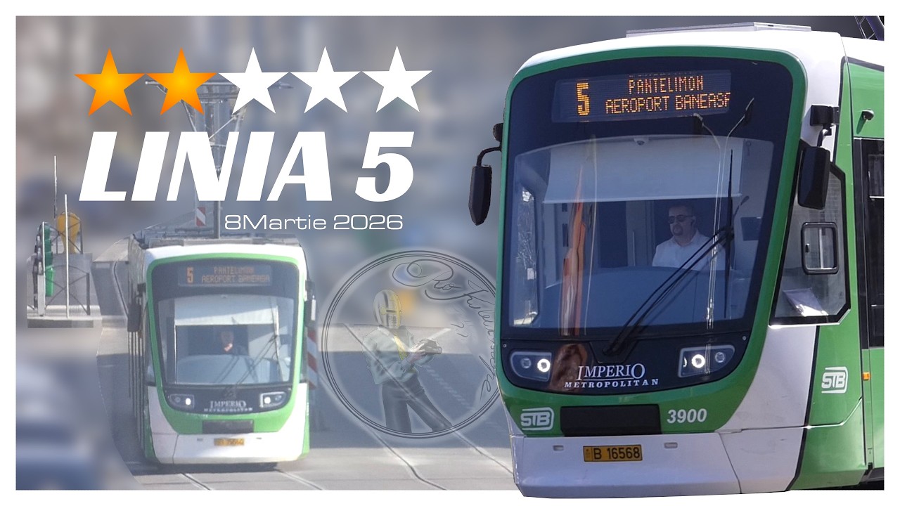 Linia 5 redeschisă: Tramspotting, călătorie și recenzie în prima zi de traseu / București, 8.03.2026