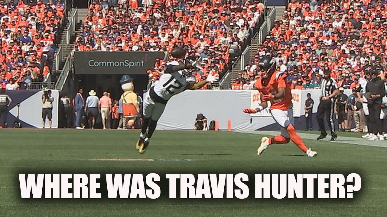 WHERE WAS TRAVIS HUNTER IN JAGUARS LOSS TO BRONCOS?