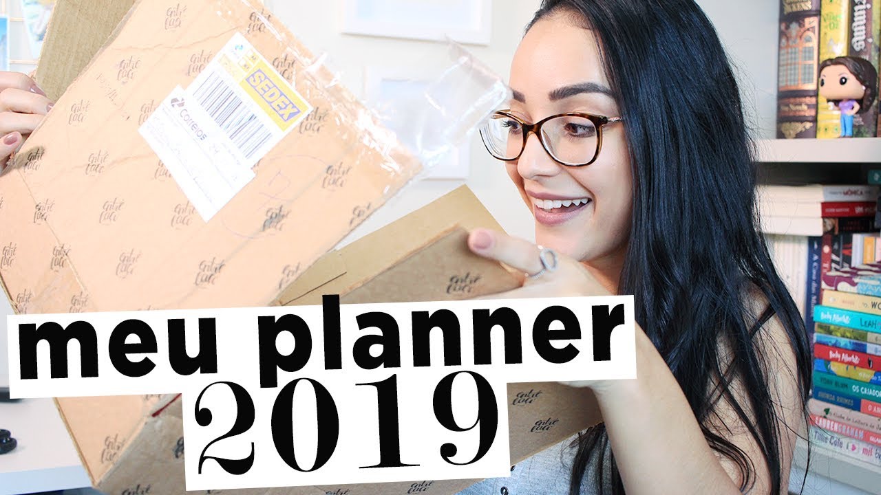 ESCOLHI O MEU PLANNER PARA 2019 + CUPOM | Unboxing