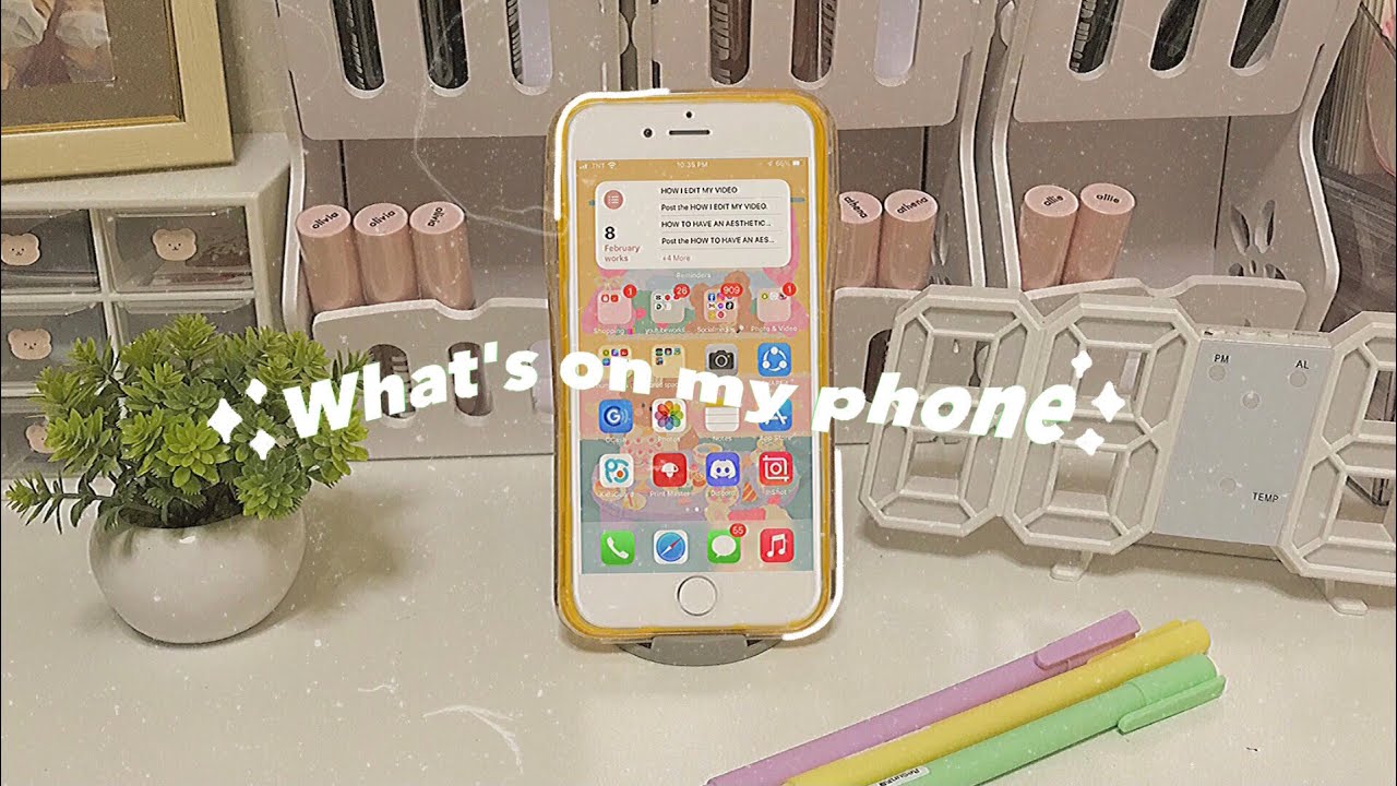 What's on my iphone 7 plus ♡