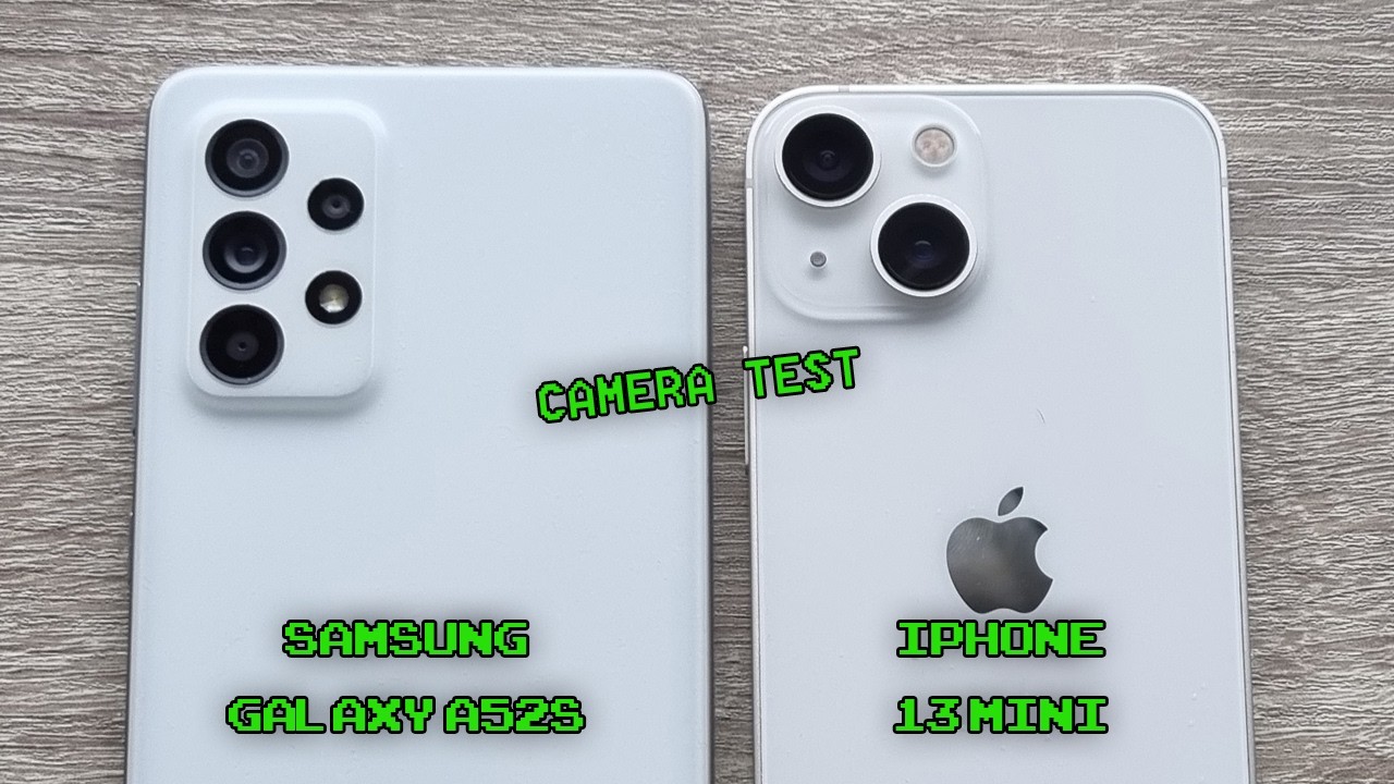 Samsung Galaxy A52S vs iPhone 13 mini - Camera Test 2026