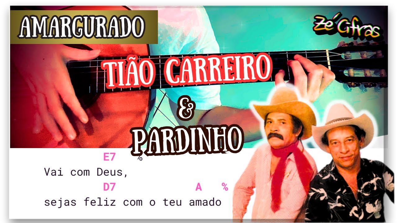 Amargurado (Tião Carreiro & Pardinho,, Guarânia) Como Tocar No Violão | Zé Cifras