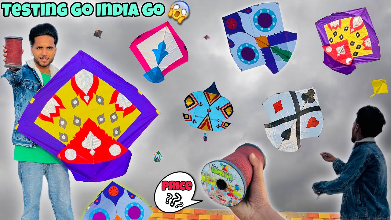 Testing GO India Go Gattu🔥 || Full Review😍 || Price ? || Flying Biggest Kite😱 || Kite Vlog 2024🪁