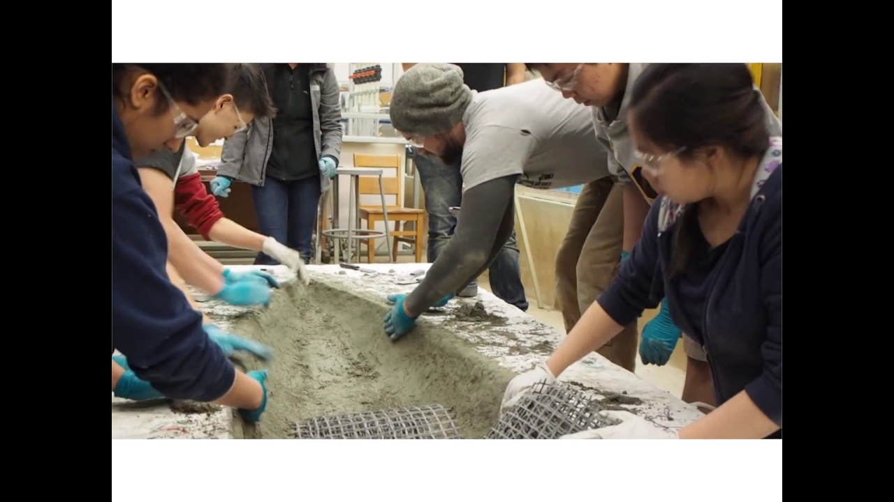 UBC Concrete Canoe Casting Day 2016