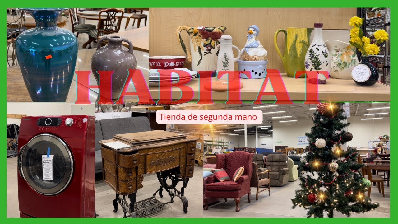 Recorrido por Habitat tienda de segunda mano en USA
