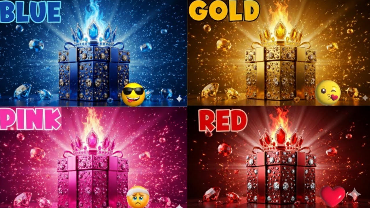 Choose Your Box Challenge | Red vs Blue vs Gold vs Pink | Lucky Box Lab
