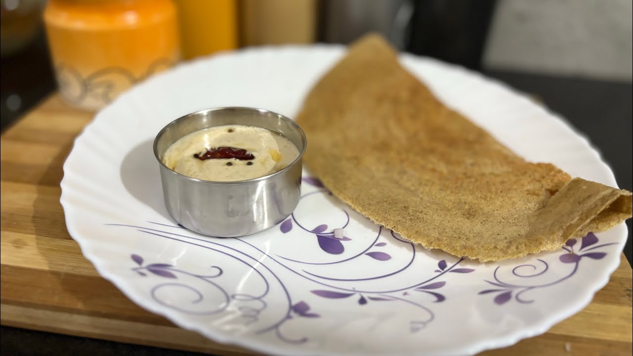 Healthy aur crispy Kala Chana Dosa 😋🌿 Protein-rich aur instant breakfast recipe.