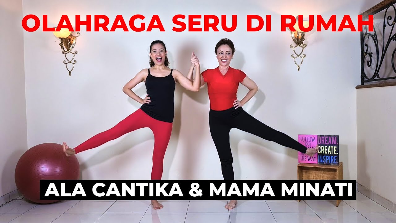Olahraga Seru di Rumah ala Cantika & Mama Minati