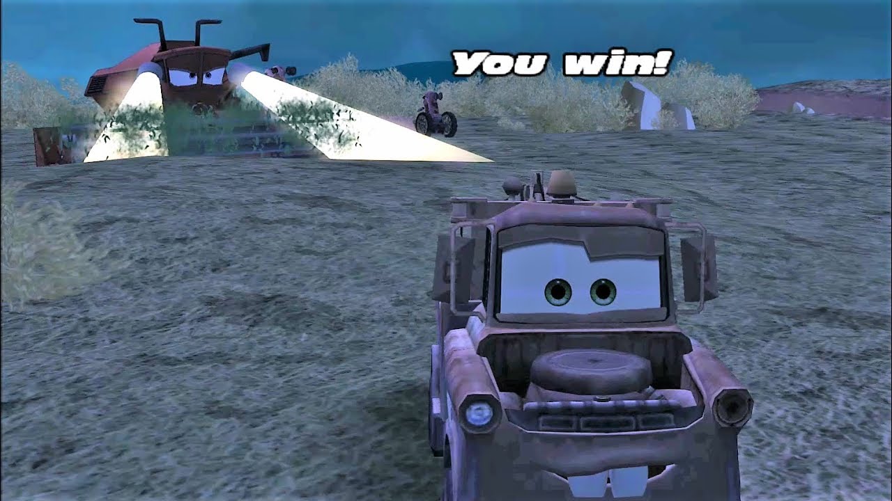 Disney Pixar Cars - Mater tipping tractors