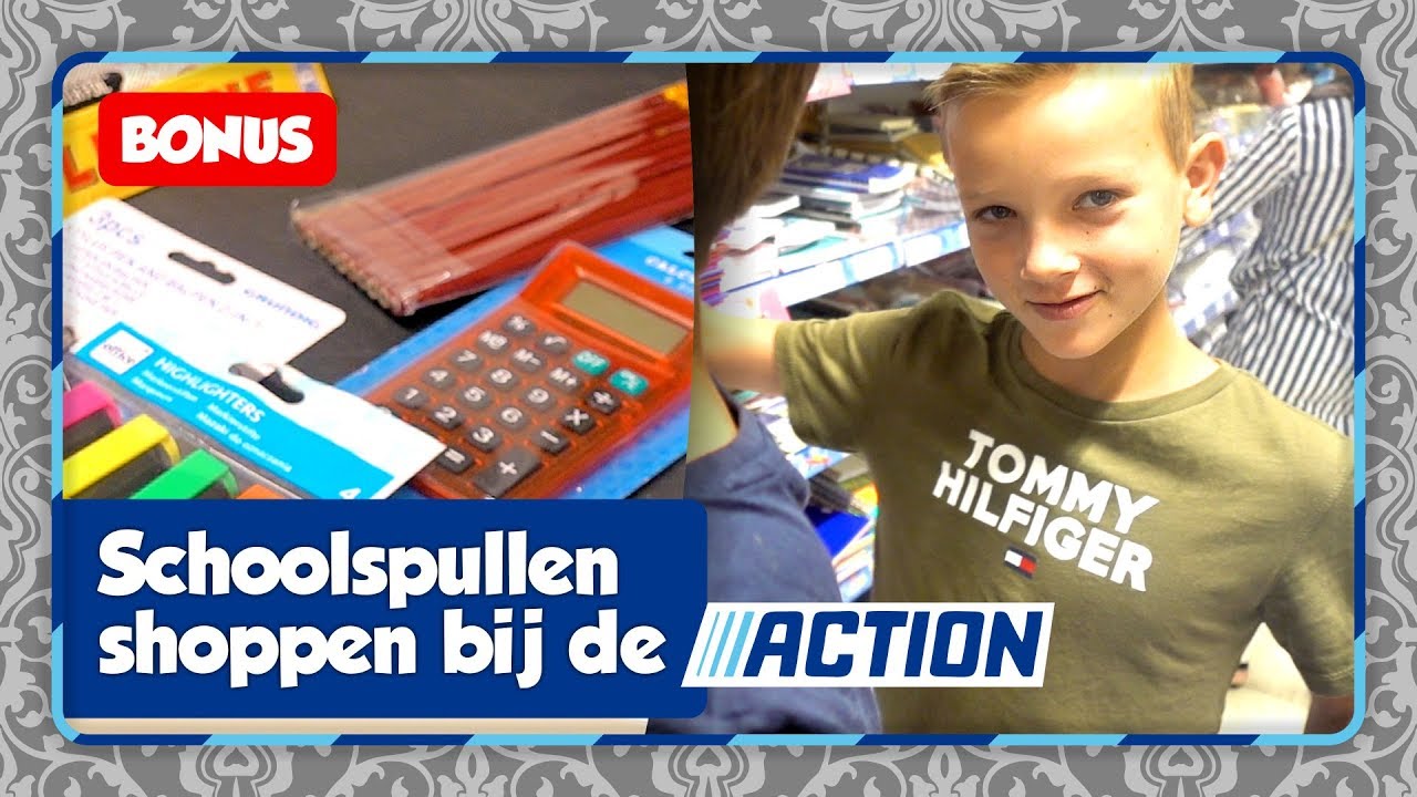 SHOPLOG: STAN EN NOUD KOPEN SCHOOLSPULLEN BIJ DE ACTION! - De Nagelkerkjes #260