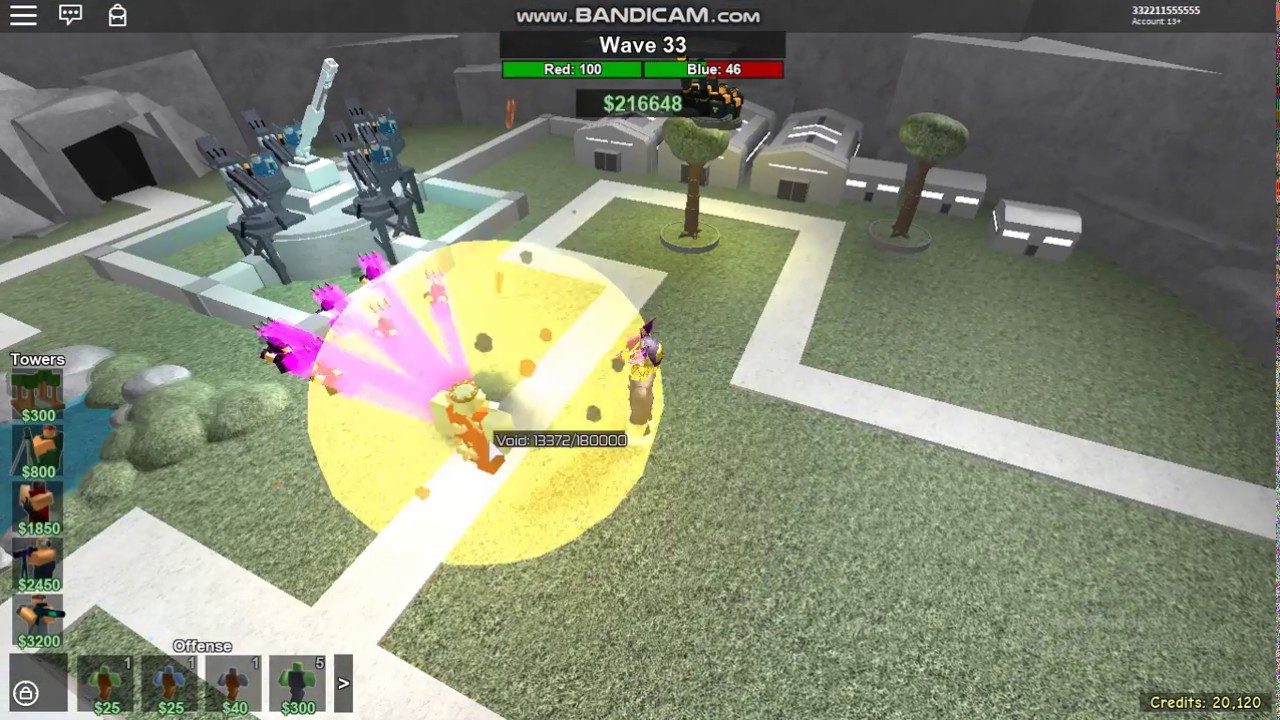 ROBLOX Tower Battles Void! Wave 33-34